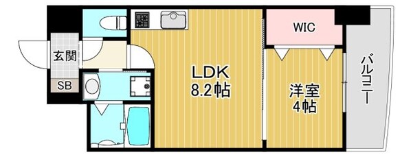 セレニテ京橋クレアの物件間取画像